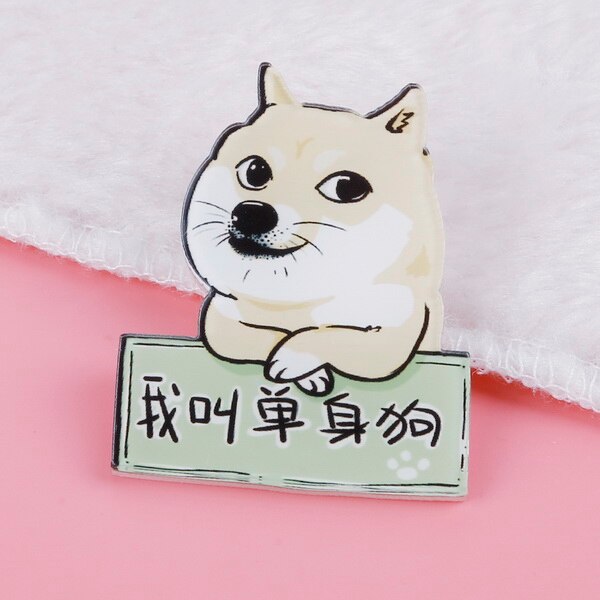1 stk/partij Leuke Cartoon Acryl Badge Japanse Stijl Broche Voor Meisje Match Kleding Jurk Decoratie Benodigdheden: style-8