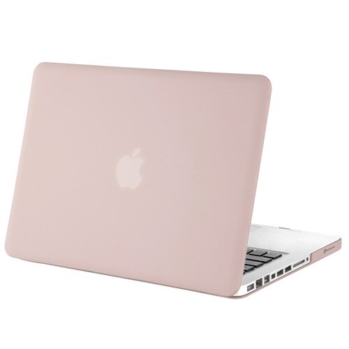 Mosiso laptop mac pro case notebook tilbehør til macbook pro 13 15 med cd drev  a1278 a1286 år + silikone kb cover: Baby lyserød / Pro 13 med cd-drev
