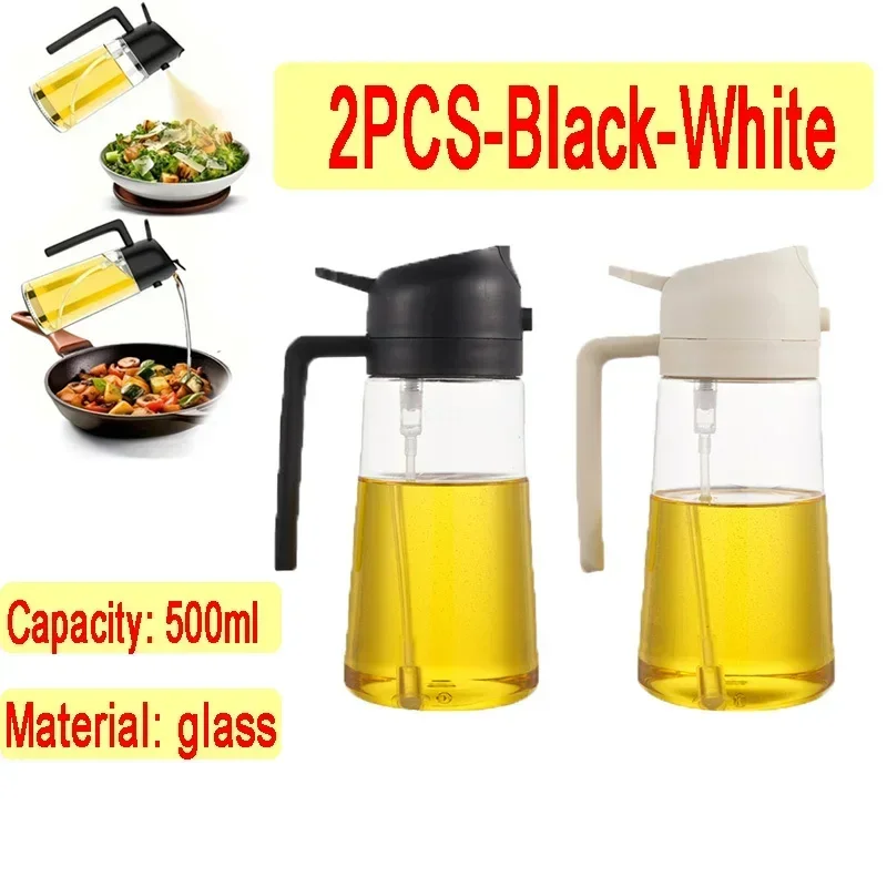 Ölsprayflasche für sterben Küche, 500ml Glasfla... – Grandado
