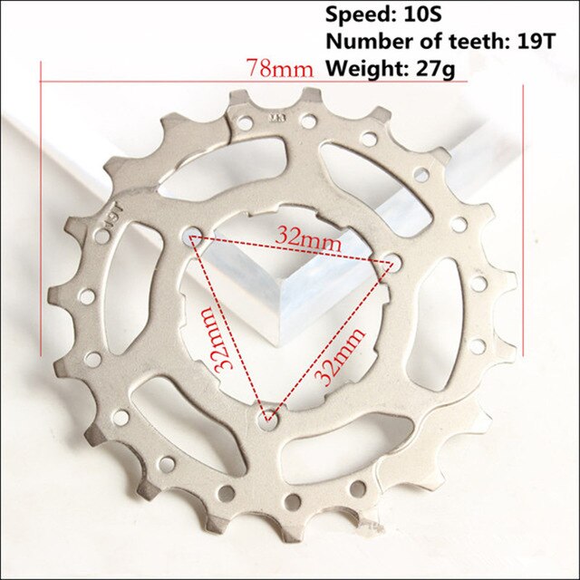 MTB / road bike cassette flywheel 8S 11T-19T full range of flywheel repair parts compatible with SHIMANO / SRAM / SunRace: 10-speed 19T