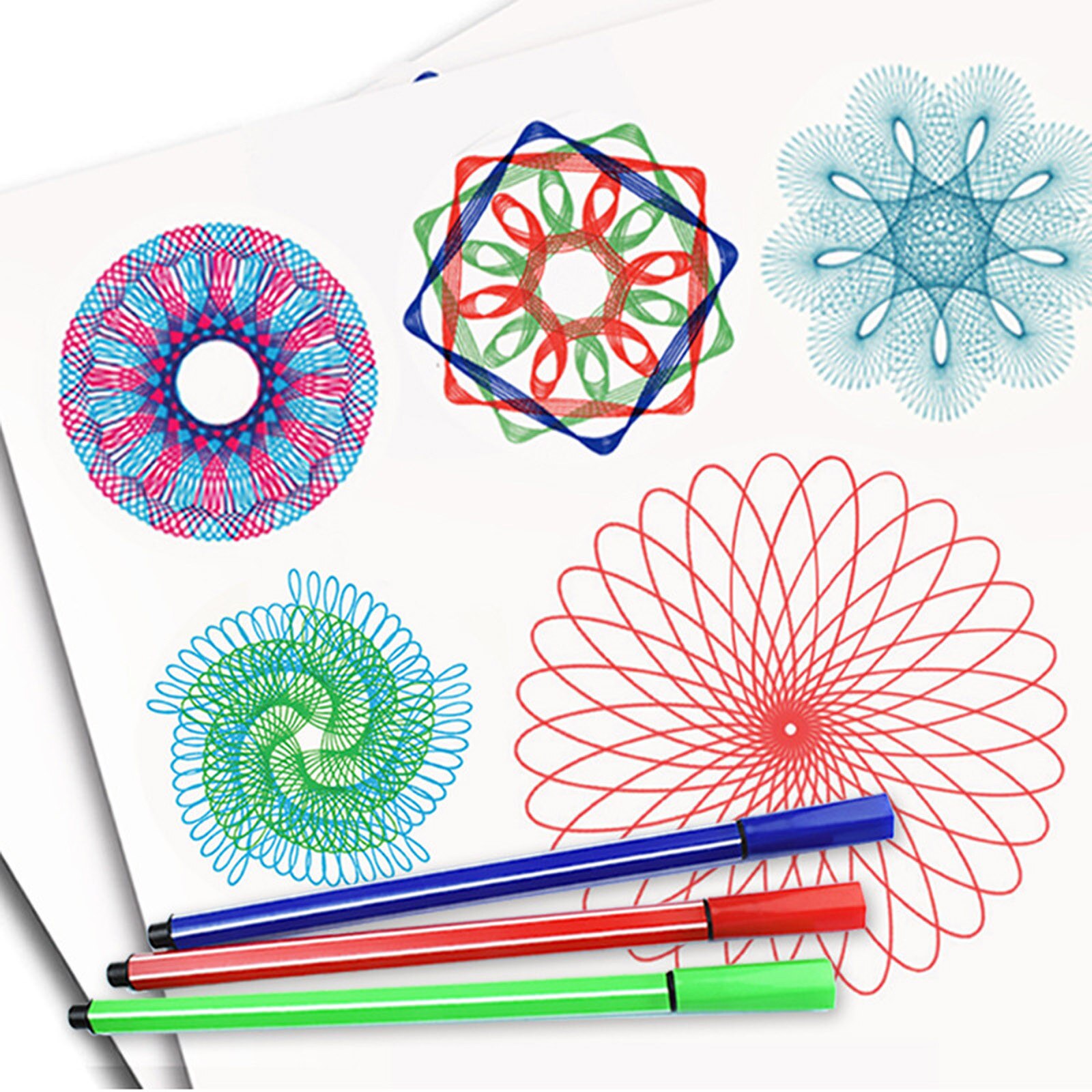 Regla mágica caleidoscopio pintura magia regla de dibujo juguete educativo 20ml papelería pintura gobernante de regla de Patchwork