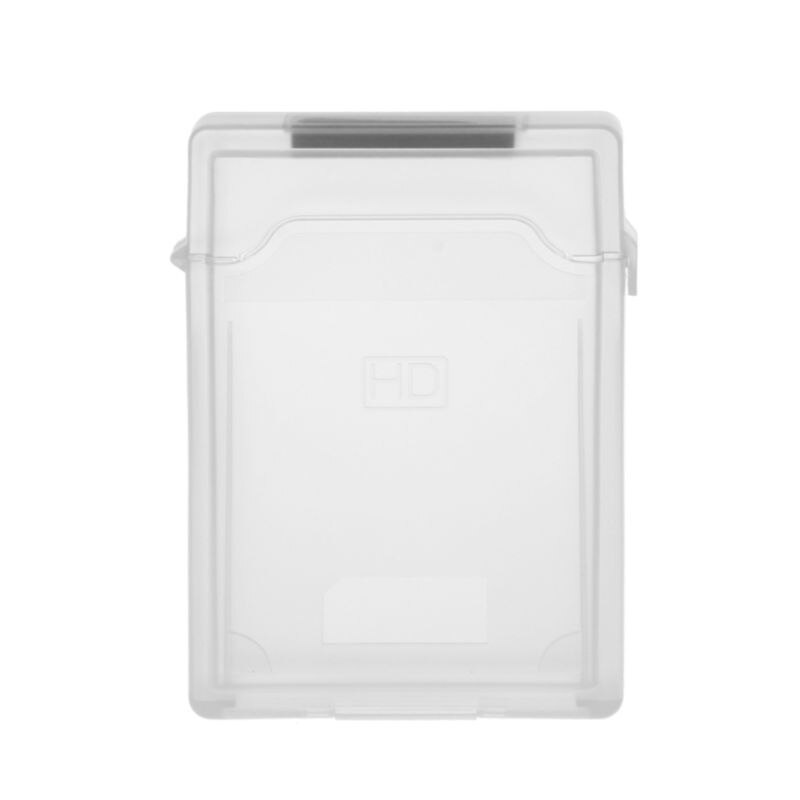 2.5 inch ide sata hdd harde schijf bescherming opbergdoos beschermhoes: Grijs
