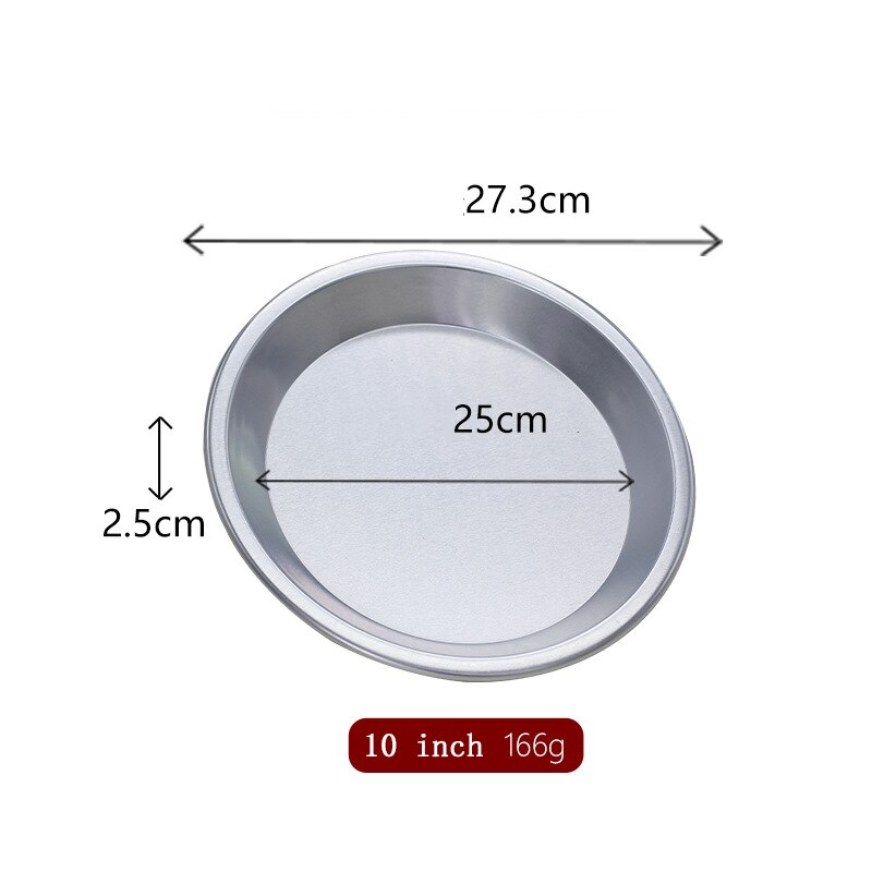 Pizza Baking Pan Pizza Tray 5-10 Inch Aluminum Pizza Pan Round Deep Dish Pizza Plate Oven Tray Nonstick &amp; Healthy Bakeware: 10 inch