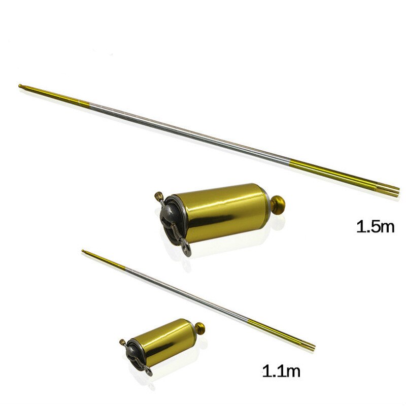 110 CM/150 cm Metal Verschijnen Cane Kan Kiezen Kleur Magic Sticks Voor Professionele Goochelaar Stage Street Magie Illusie accessoires