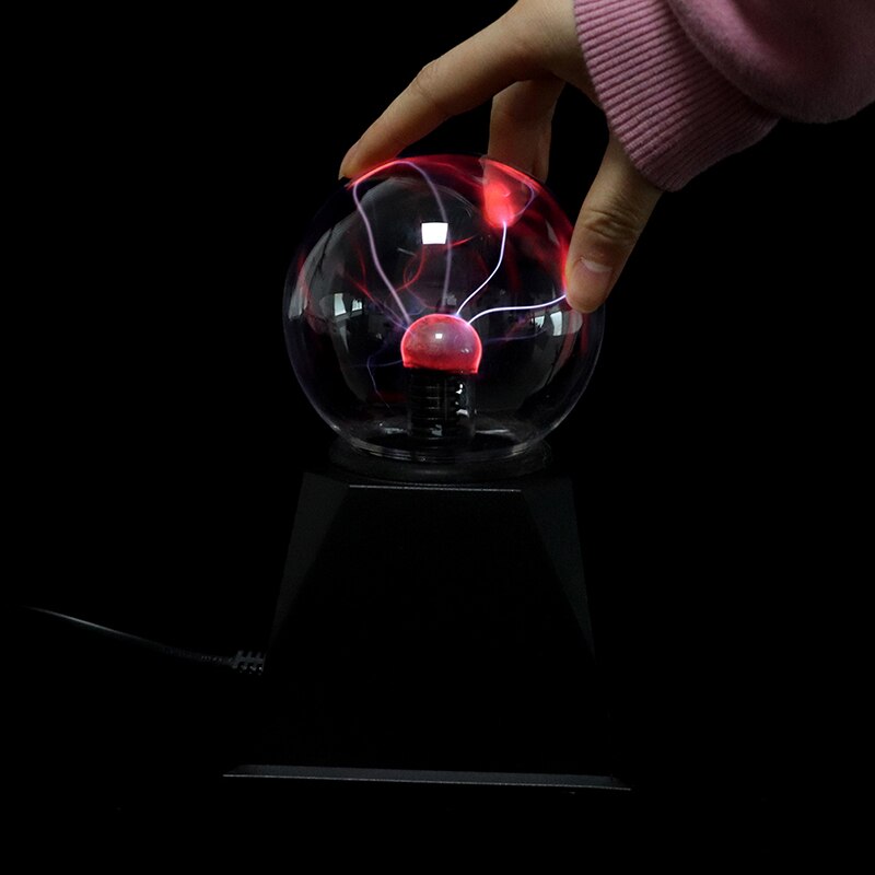 USB Novelty Lighting Magic Plasma Ball Lamp 4 Inch Night Light Lava Lamp