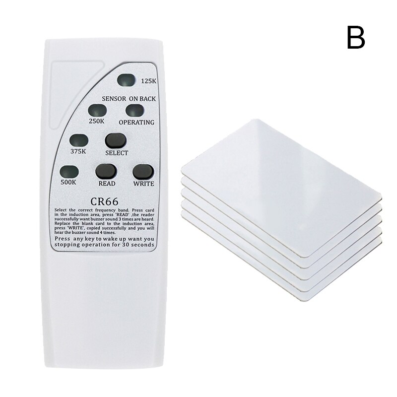 RFID ID Card Indicator Light With Copier Button Induction Portable Card Writer DQ: B