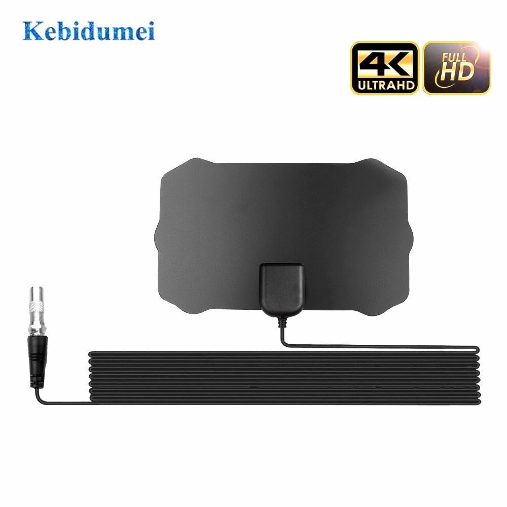 Kebidumei 200 miles tv antena 1080p digital hdtv indendørs tv antenne forstærker signal booster bekvemmelighed og nem installation