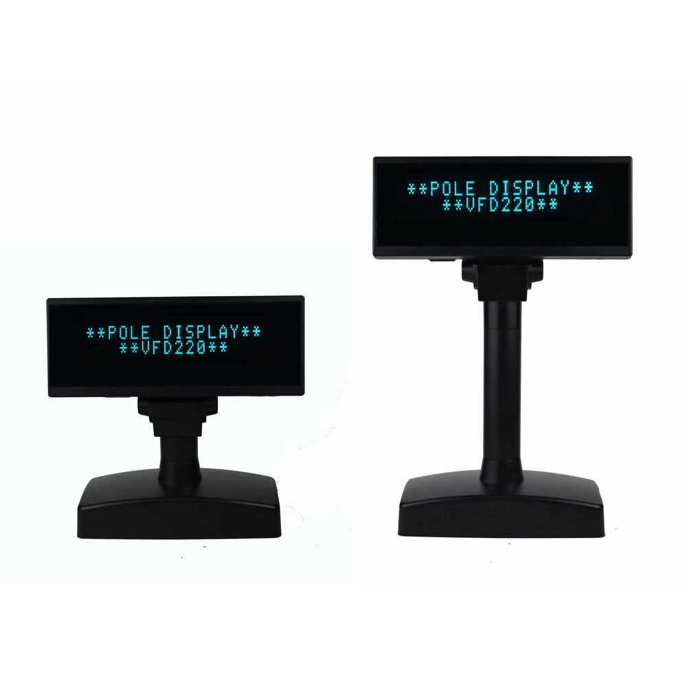 VFD220H-U POS monitor VFD screen 2 Lines 40 Characters For Supermarket