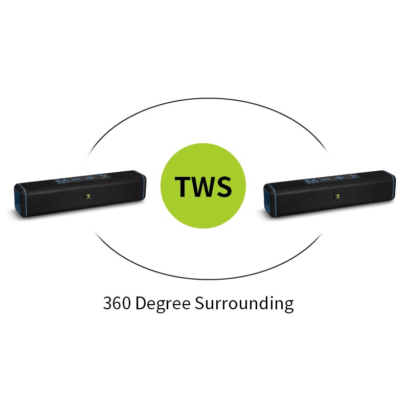 9D Stereo Geluid Bar Bluetooth Speakers Voor Computer Pc Laptop Volledige Bereik Soundbar Subwoofer Kolom Tv Home Theater Caixa De som