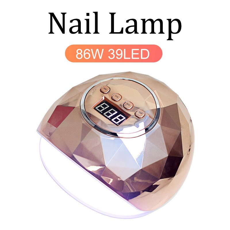 120W Nail Lamp Nail Droger Snelle Uitharding Snelheid Gel Licht Krachtige 60Pcs Led Uv Lampen Voor Alle Gels polish Curing Lamp: F6-Mirror Gold