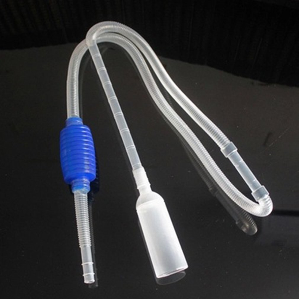 Aquarium siphon tube fish tank cleaner vacuum pump gravel cleaner sand trap filter water exchange tool suction tube