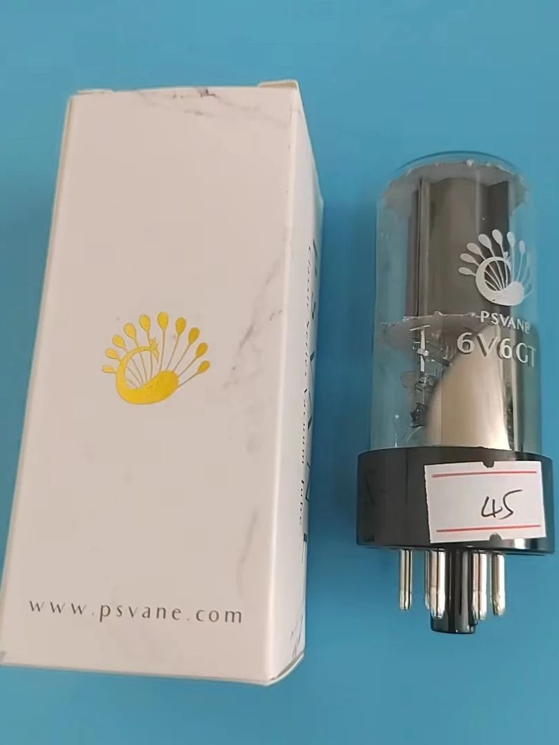 FEIYUE 6V6GT PSVANE Tube Black Base Upgrade 6V6 CV511 6P6P Suitable For DIY Tube Audio Amplifier Upgrade Genuine: transparent