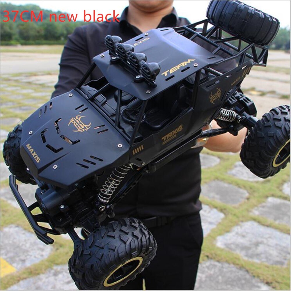 1:12 1:16 1:20 4WD RC Car Updated Version 2.4G Remote Control Model Buggy High speed Off-Road Trucks Toys for Boys Children: 37CM new black