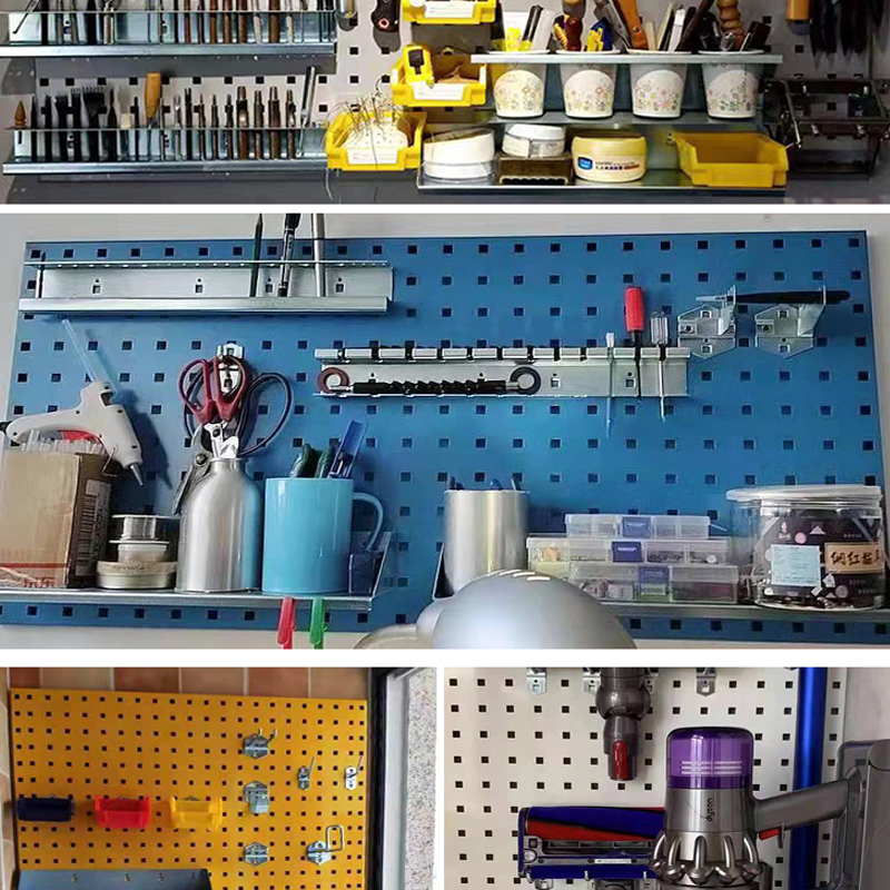 38mm pitch 10x10cm Square hole tool hanging board pegboard hook display rack accessories