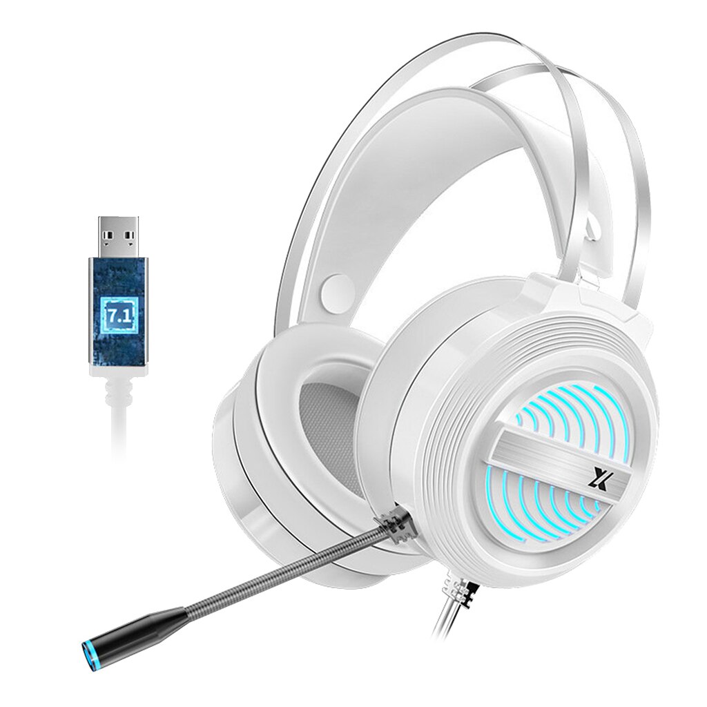 X9 Wired USB Gaming Headset 7.1 with Mic 7 LED for PS4 PC Switch