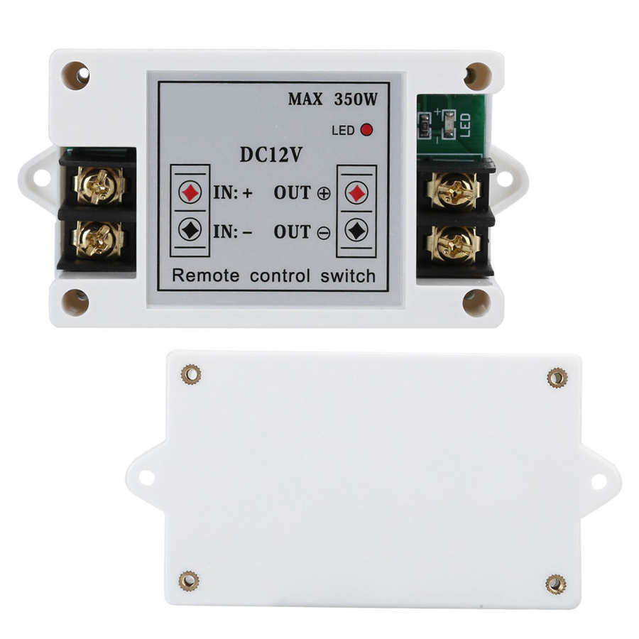 DC 12V Remote Control Switch Wireless Transmitter Receiver Controlling Electromagnetic Valve Vehicle