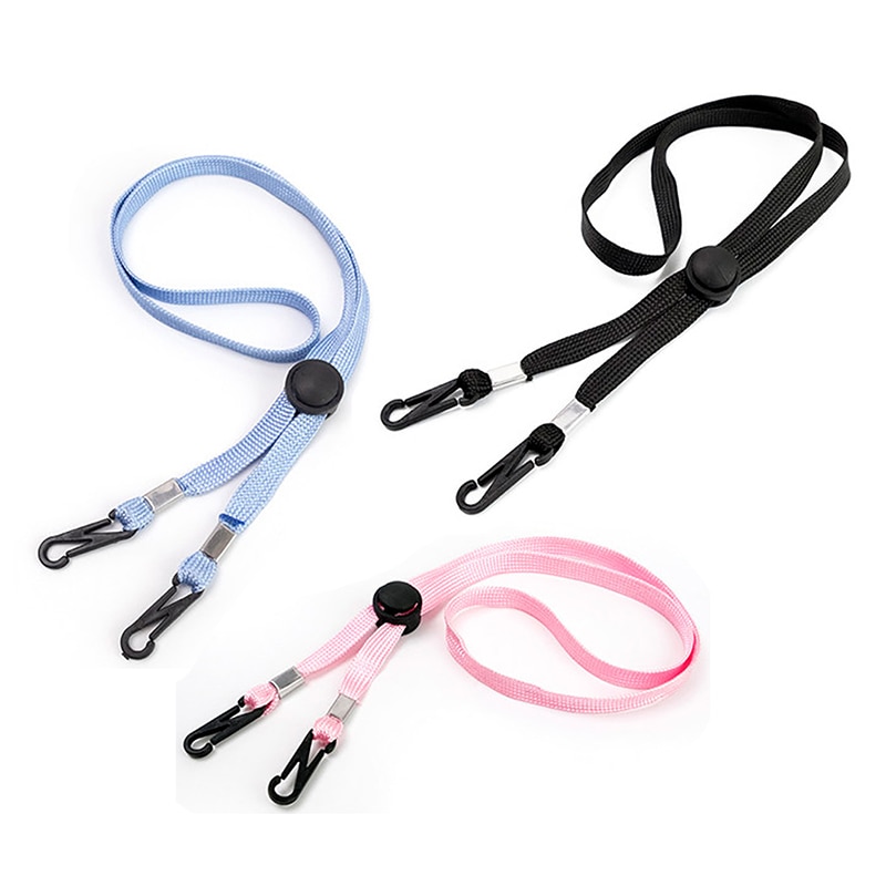 5 style réglable masque facial lanière pratique pratique support corde Anti-perte Anti-goutte masque suspendus cou Rop licou cordes