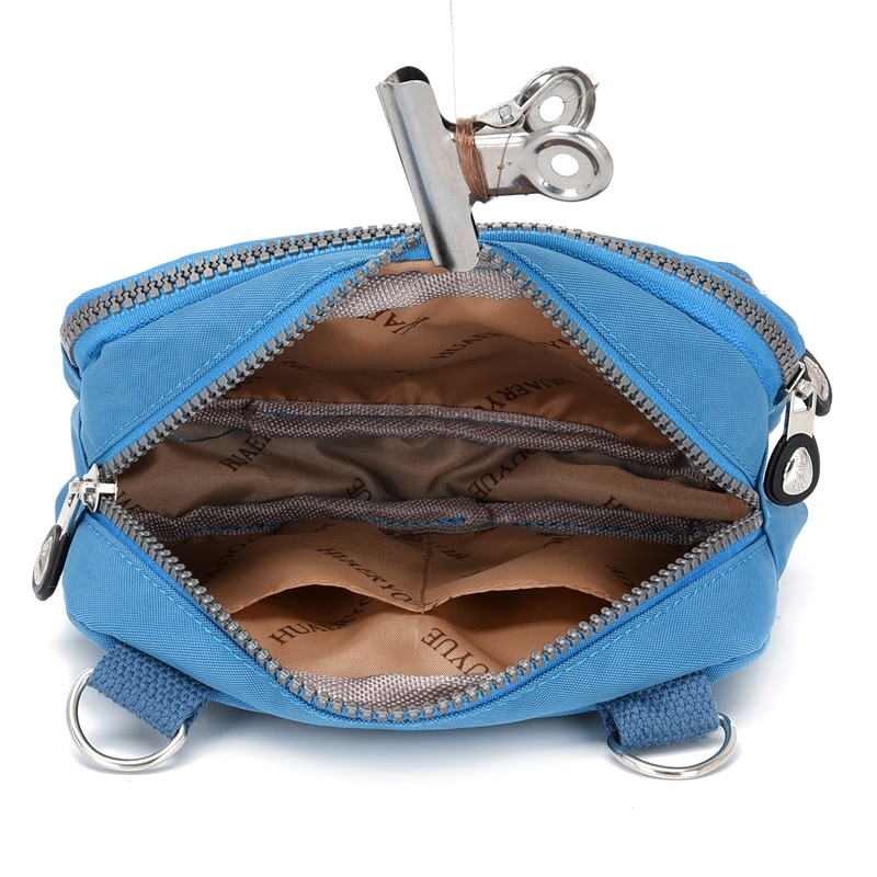 Vrouwen Messenger Bags Kleine Portemonnee Schoudertas Vrouwelijke Waterdichte Nylon Crossbody Tassen Taille Packs Handtassen