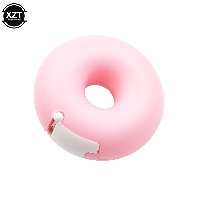 Candy Color Masking Tape Cutter of Love Heart/Donut Shape Washi Tape Cutter Office Tape Dispenser School Supply: Light Green
