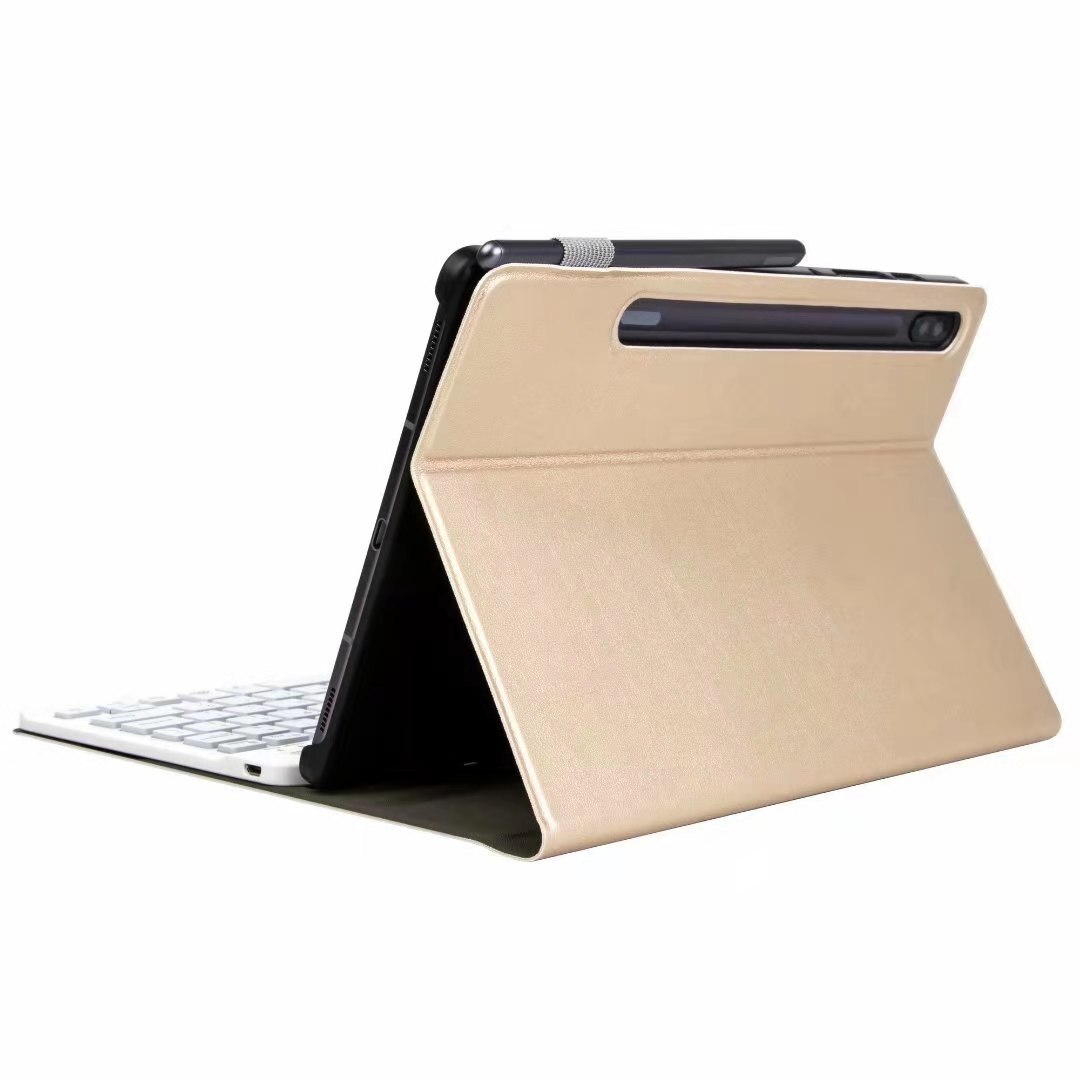 Case for Samsung Galaxy Tab S6 10.5 Keyboard Case T860 T 865 Cover Bluetooth Keyboard: yellow