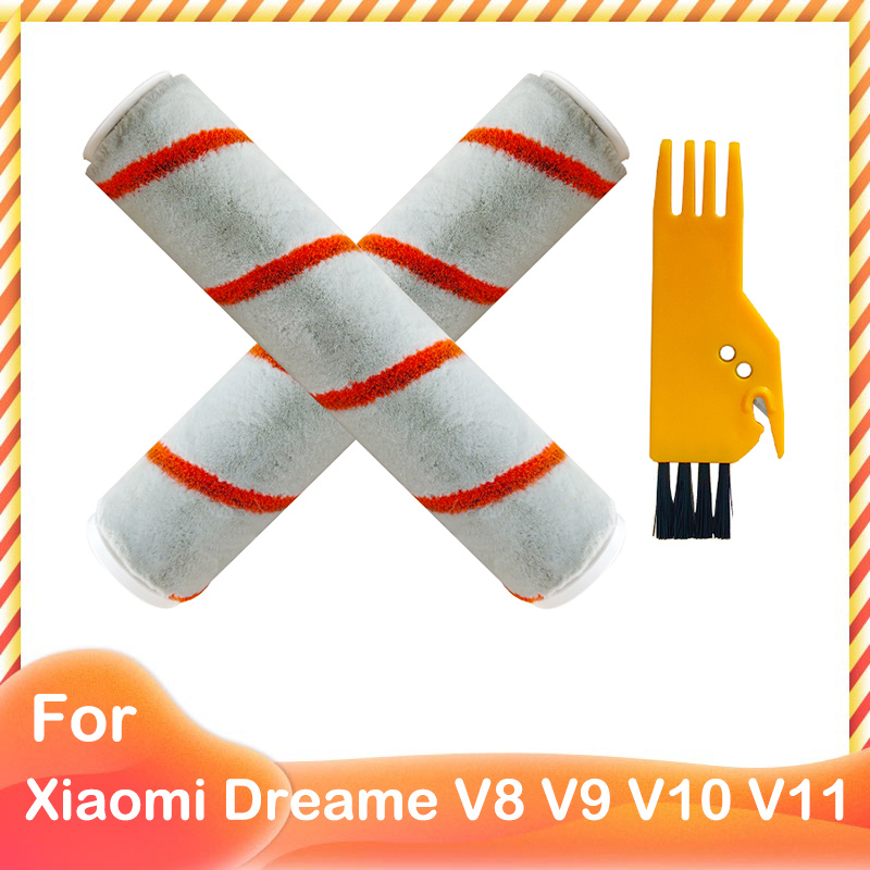 Compatible for Xiaomi Dreame V9 V10 V11 V8 V9B V9P XR Accessories Main Brush HEPA Filter Wireless Handheld Parts: Dark Grey