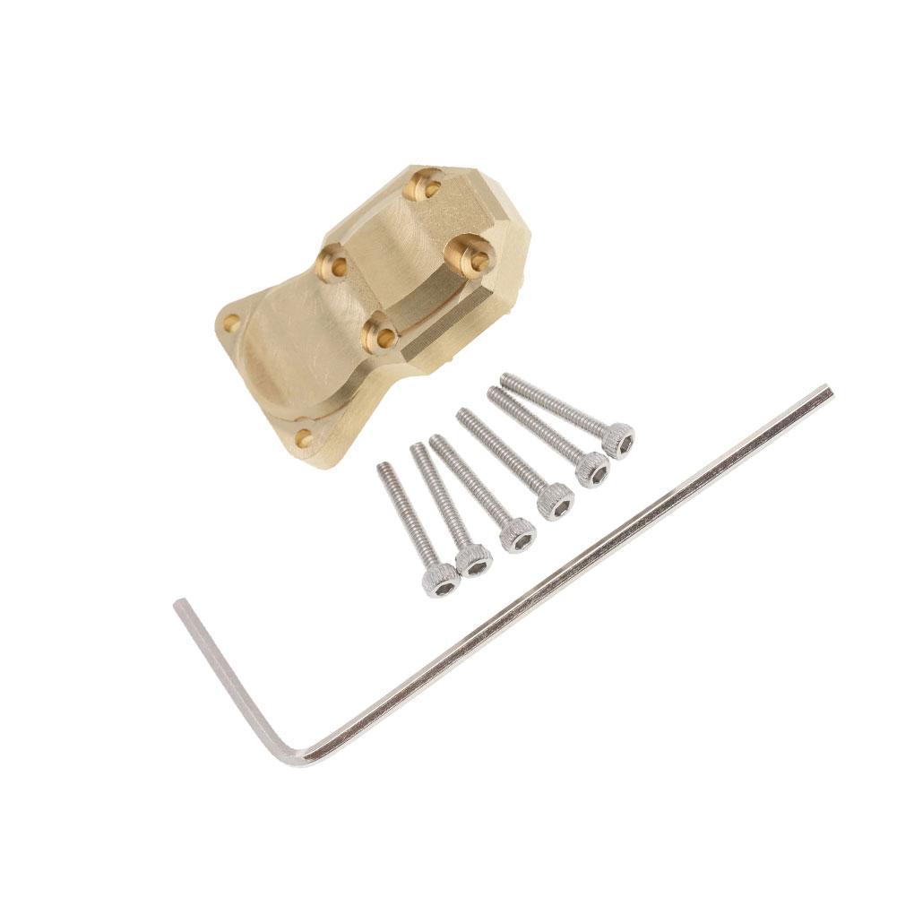 Messing Bridge Cover Contragewicht Cover Messing Tegengewicht Model 90081 Accessoires 23*14*8Mm SCX24 Auto Voor Axiale g8R1