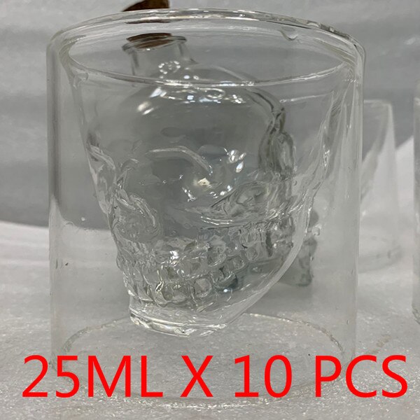 Kristalli taro kallo lasikuppi juhla läpinäkyvä samppanja cocktail olut kahvipullo juomapatukka työkalu 1 kpl 400 / 750ml: Kuppi 25 ml 10 kpl