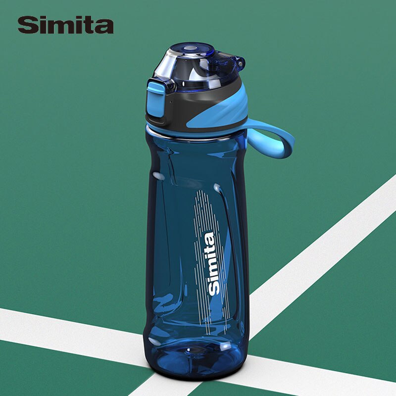 Simita Plastic Water Bottle, Portable Leakproof Drinkware, Sports Protein Shaker Bottle, Tritan, BPA-Free, With Tea Strainers