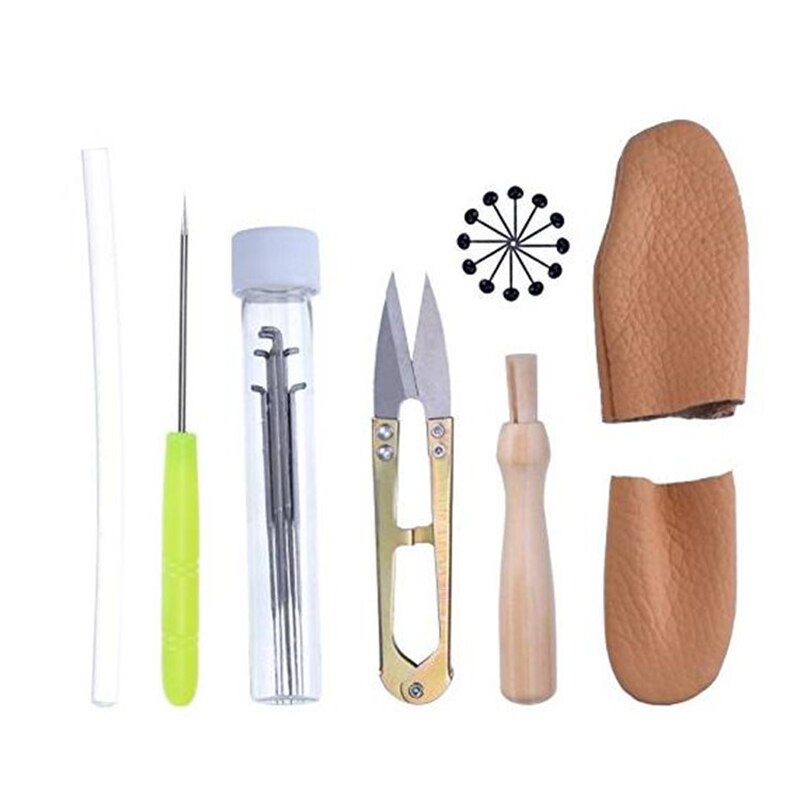 Needle Craft Wool Wool Fibre Roving DIY Craft Kit Homemade Handcraft DIY Needle Felting Starter Kits 36 54 Colors