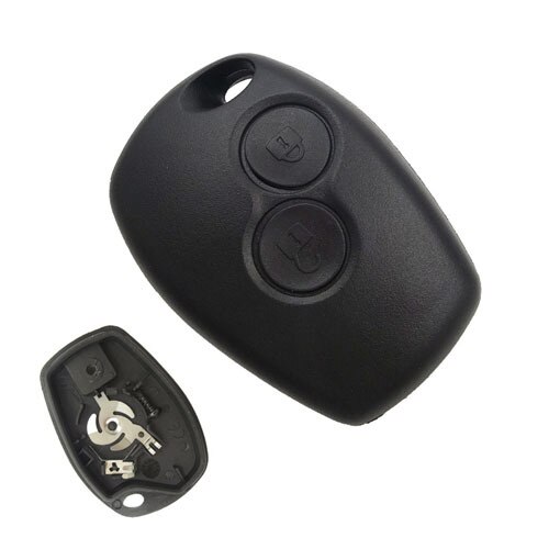 2/3 Knop Ongesneden Blank Blade Vervangende Auto Sleutel Cover Case Fob Voor Renault Dacia Modus Clio 3 Twingo Kangoo Sleutel shell: 2B no blade