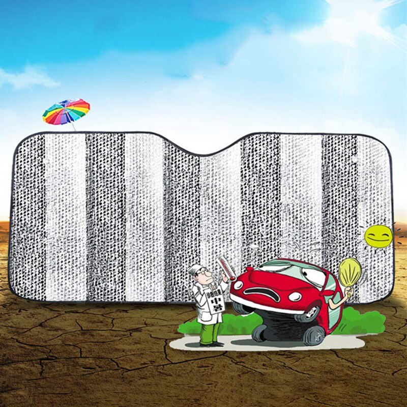 Adiffly AASS Custom Print Car Windshield Sunshade Reflector, Flexible & Multifunctional Design, 27.5*57.1 In Size: Efficient UV Protection And Reduced Car Interior Temperatures For All-purpose Use - Foto 4