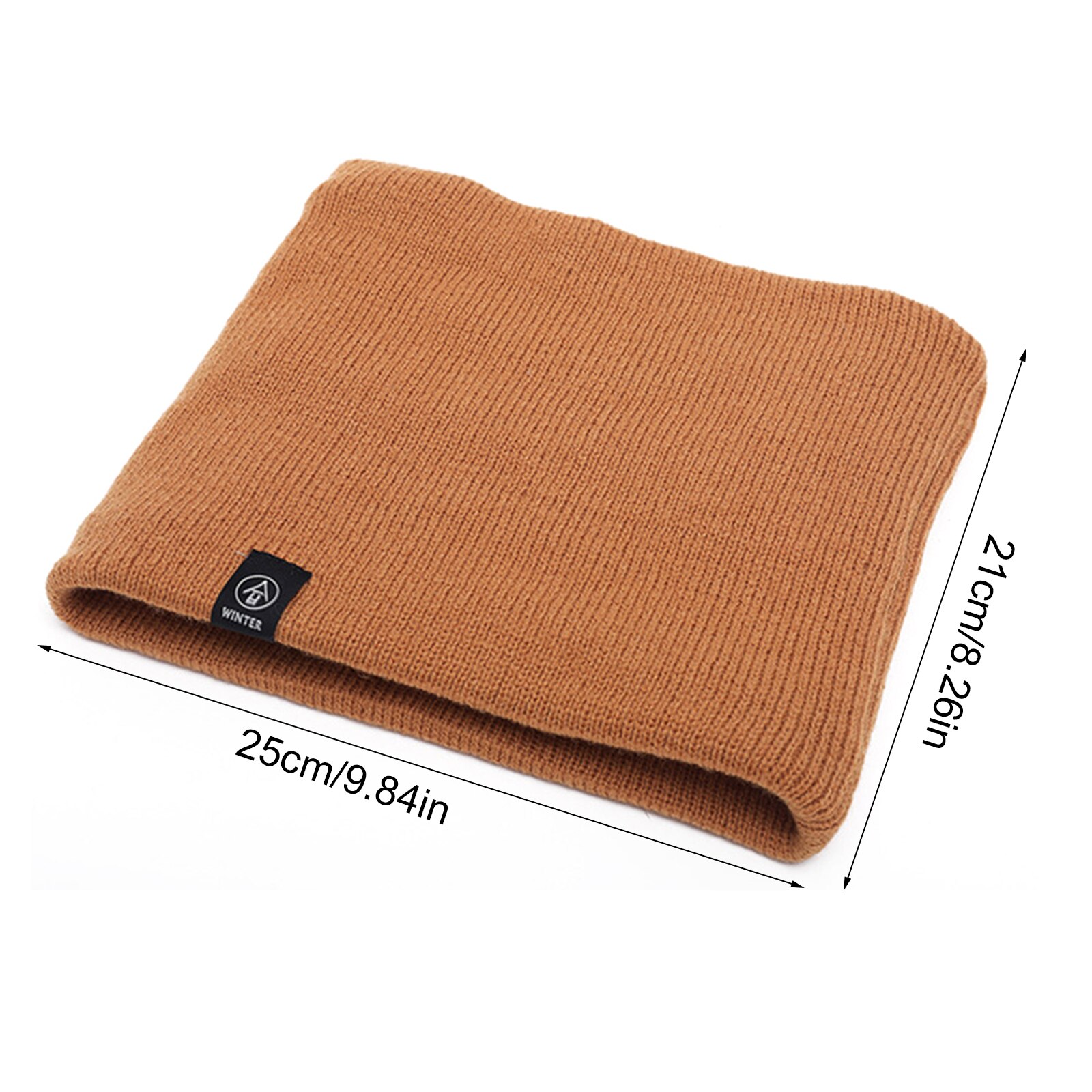 Winter effen ringen sjaals dikke warme nek sjaal kraag snood sjaal ski klimmen winter breien kraag sjaal voor vrouwen man