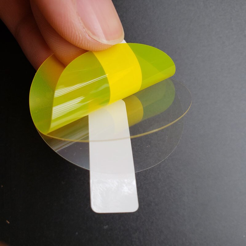 3x Smartwatch okrągły osłona na szybkę zegarka średnica 44 43 42 40 39 37 35 33 31 30 mm folia ochronna pokrywa z folii do inteligentnego zegarka