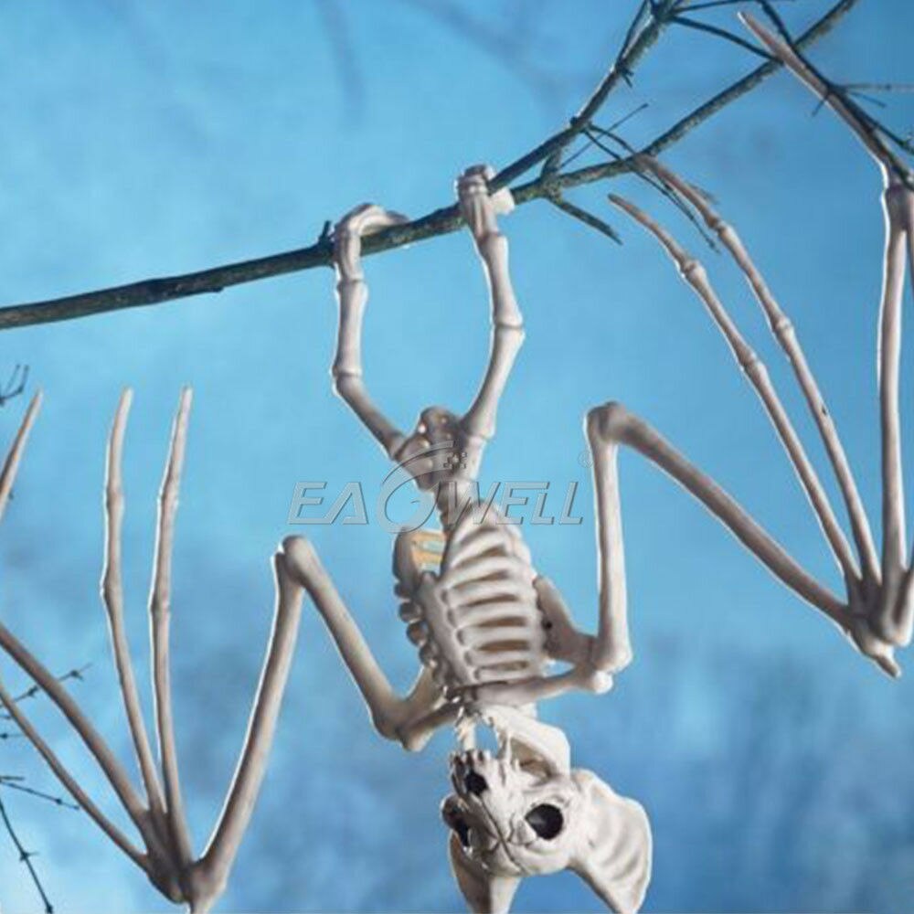 Neue Halloween Skelett Katze Hund Maus Stütze Ebene Knochen Party Einkaufen Dekoration Grusel: Schläger