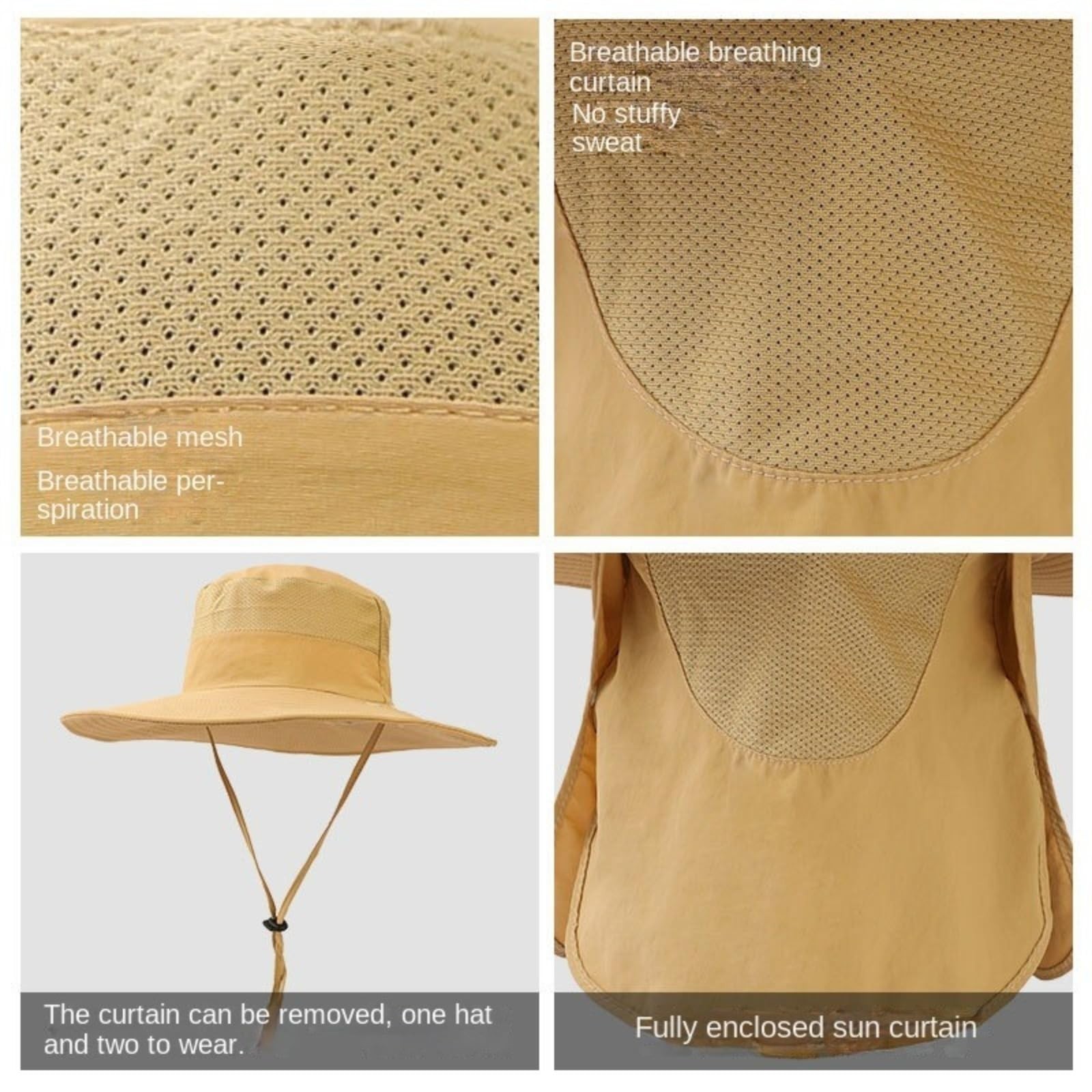 Cap Mannelijke Vissersmuts Panamahoed Kamppet Effen Kleur Waterdicht Winddicht Zonnescherm Vissersmuts Visartikelen Gorras Para Hombres