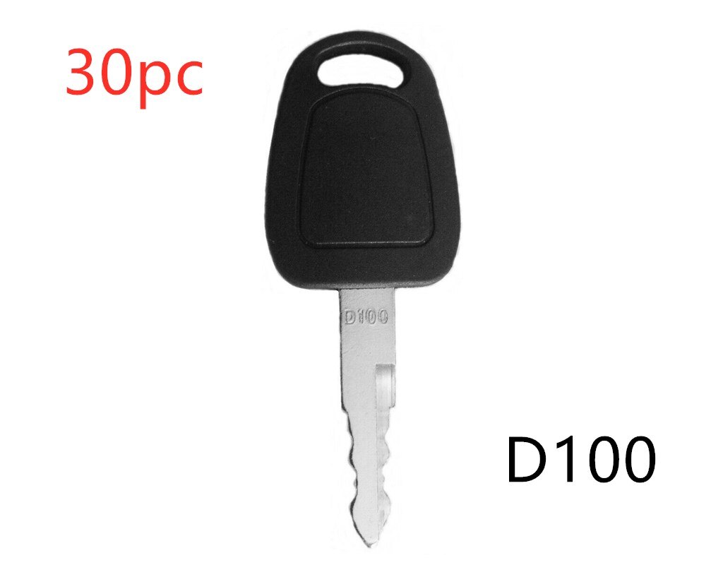 30pc D100 Ignition Keys For Doosan Daewoo Terex Equipment Excavators D100