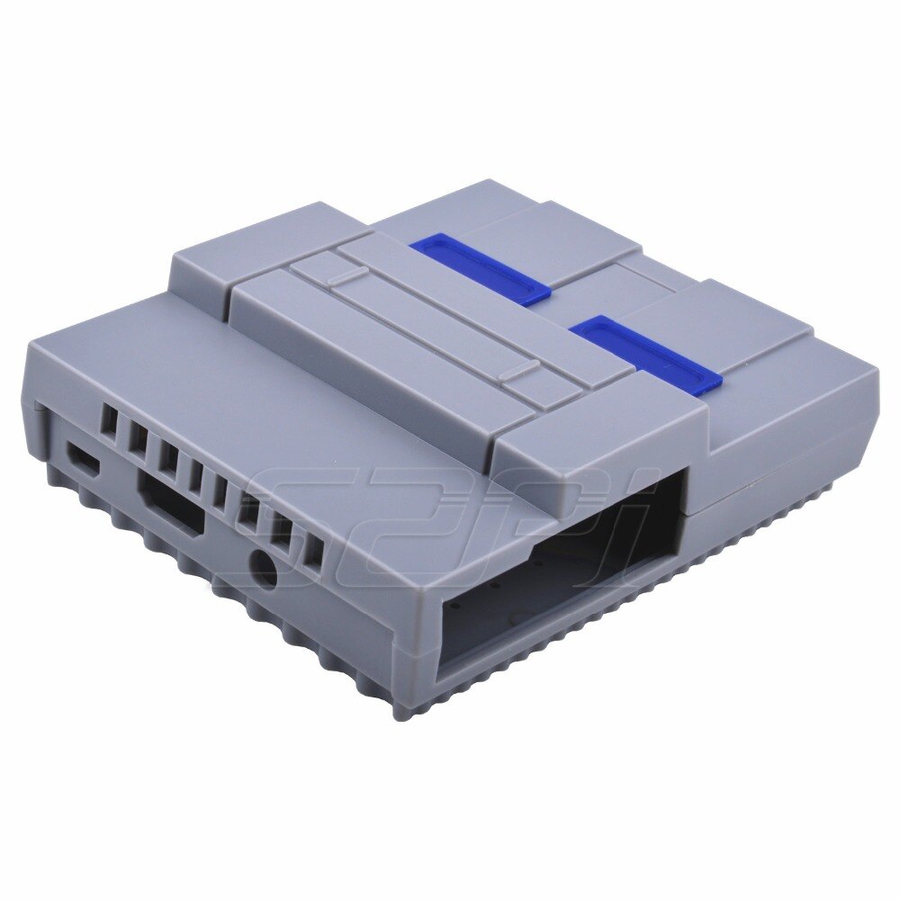 52Pi NES Style Case Enclosure SNES Case Kit with Cooling Fan Heatsinks for Raspberry Pi 3 Model B Plus / 3 B / 2 B / SNESPi