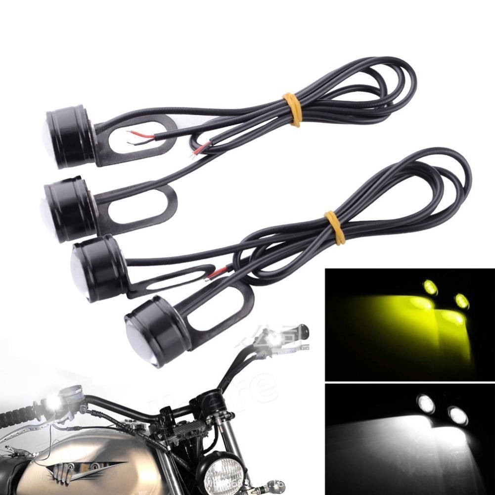 Foco LED para manillar de motocicleta, 2 uds., 5630 SMD, luz de conducción