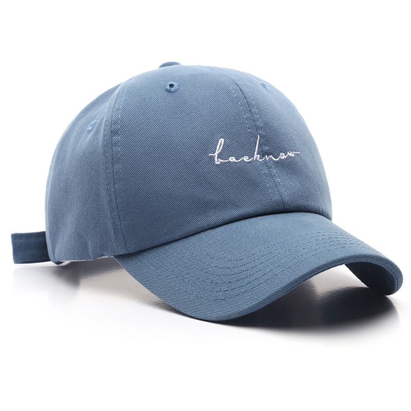 LINJW – casquette de Baseball pour hommes et femmes, chapeau avec lettres brodées, en coton, assorti, style Hip Hop, papa