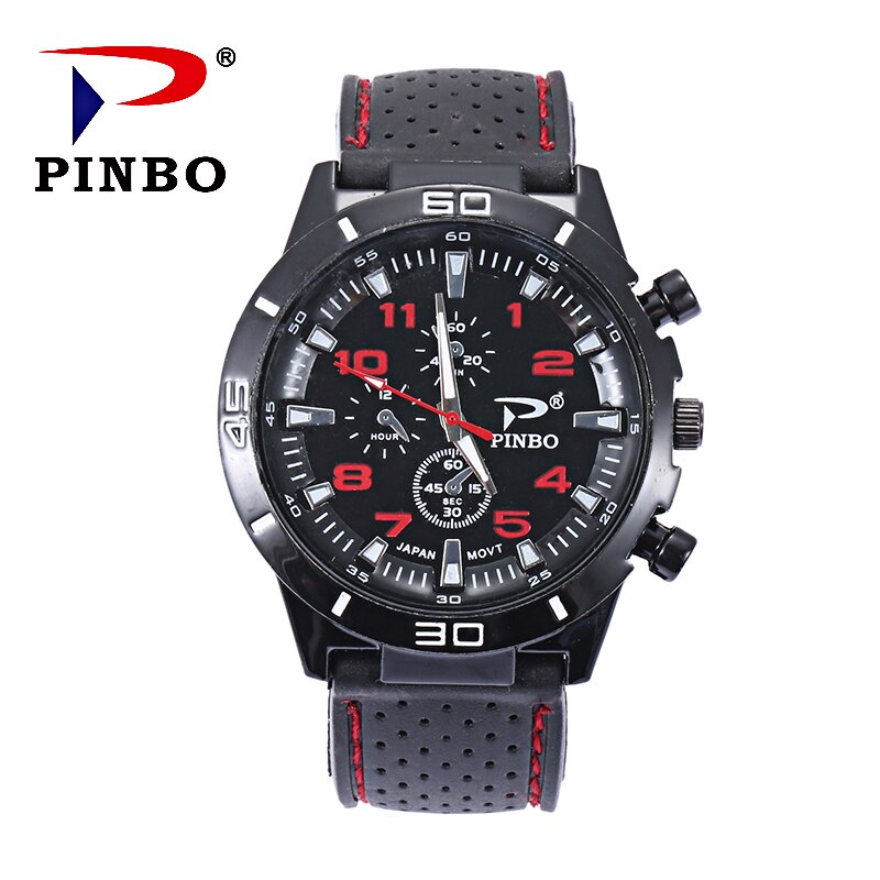 Kinderhorloge sport quartz horloge voor jongens en meisjes casual pu leren horloge britse stijl paar horloge reloj: Rood