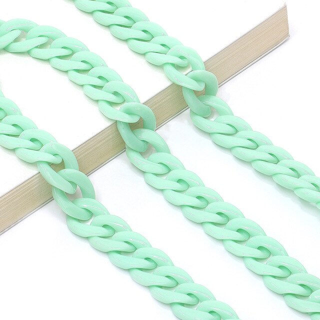 Mode Leesbril Ketting Voor Vrouwen Acryl Zonnebril Kettingen Lanyard Anti-Slip Cord Holder Neck Strap Touw: 9