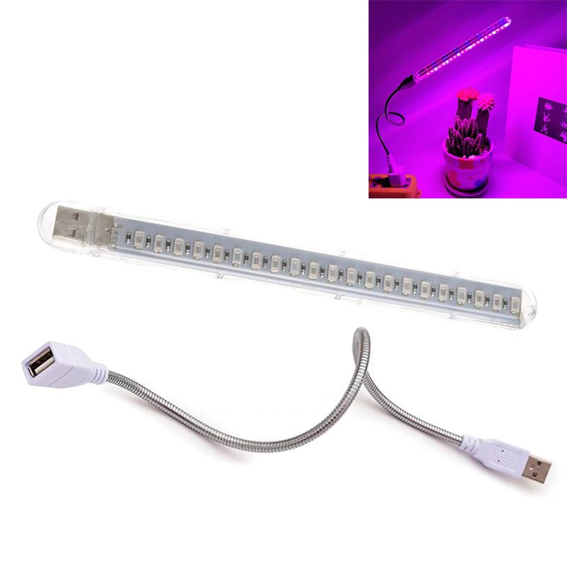 21 Led Plant Groeien Licht 5V Usb Mini Bloem Groeilicht Bureau Rood Blauw Dc 5V Indoor Phyto lamp Voor Ingemaakte Succulent Aquarium