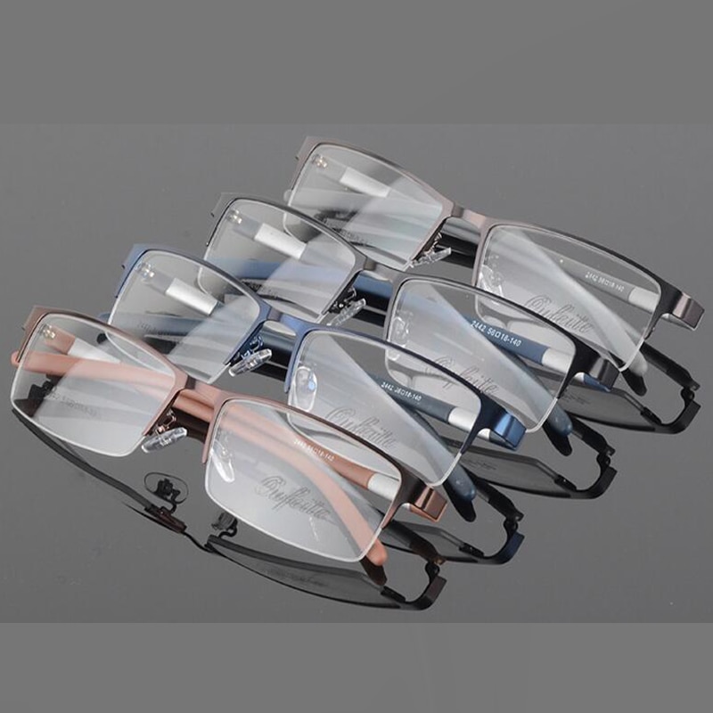 Eyewear Titanium Glasses Frame Men Eyeglasses Computer Optical Prescription Reading Clear Eye Lens male Spectacle lunette de vue
