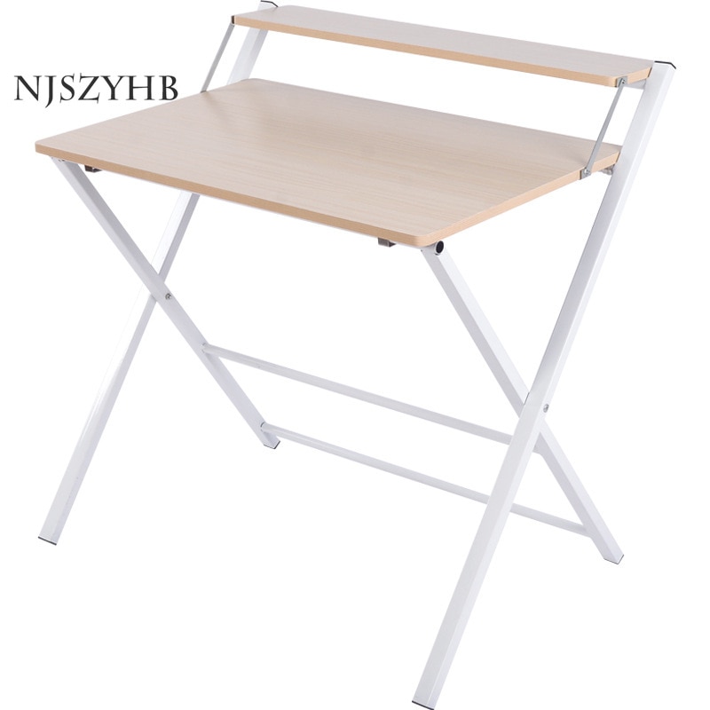 High foldable home laptop desk living room bedroom space saving portable desk writing desk office desk laptop table