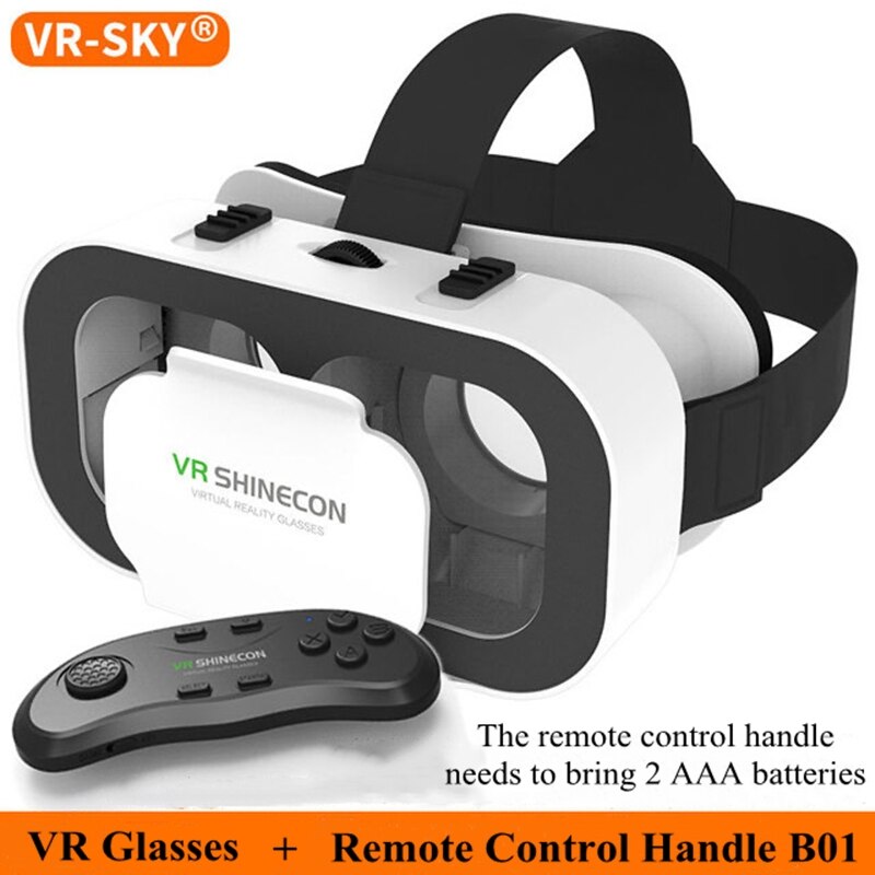 VR glasses VR SHINECON BOX 5th Generation Virtual reality Glasses 3D glasses For Smartphone Headset Goggles Casque: B01