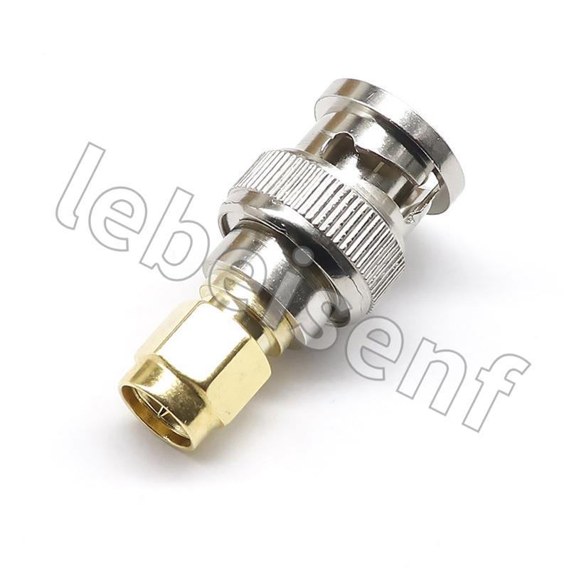 Sma Male Naar Bnc Male Sma/BNC-JJ SMA-J/BNC-J Walkie-Talkie Antenne Connector Feeder Adapter