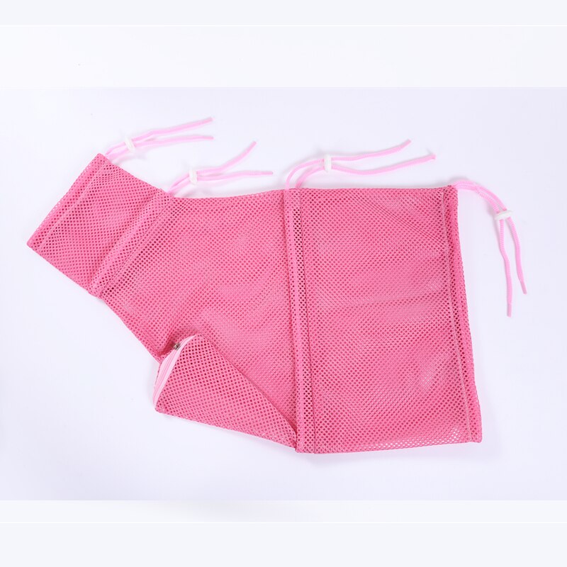 Upgraded Cat Bath Bag Nylon Mesh Breathable Pet Grooming Bag Anti Scratch Bags Nail Trimming Injecting Tool for Pets Cats: 3 pink