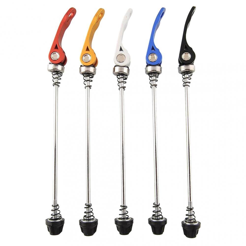 Cycling Quick Release Road Bike Aluminum Alloy Quick Release Skewer 1 Pair Bike Skewers Bicycle MTB Front Rear Hub Skewers Lever