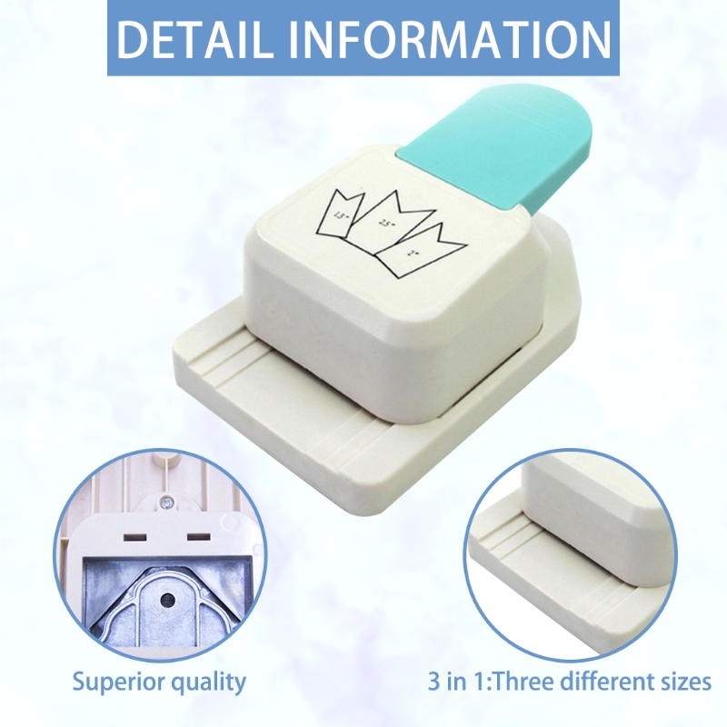 3 In 1 Tag Punch Hoek Cutter Paper Punch Bladwijzer Ponsmachine Voor Diy Ambachten Projecten Scrapbooking