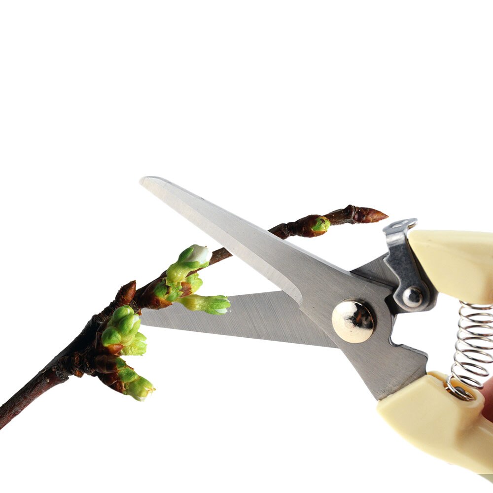 1PC Stainless Steel Garden Pruner Tree Cutter Gardening Pruning Shear Scissor Anti-slip Cutting Home Tools
